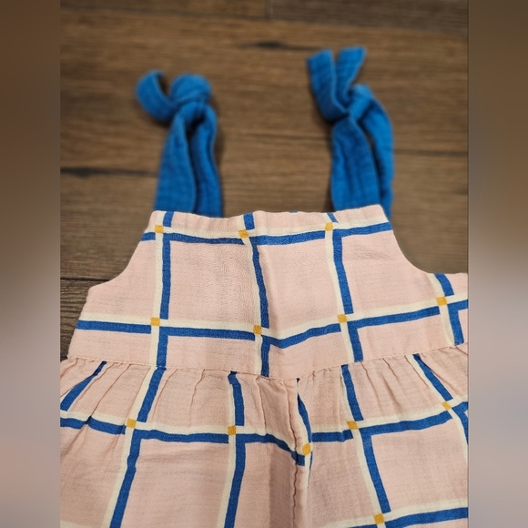 Toddler Girl Wide Leg Plaid Print Jumper - 3T - Picture 2 of 12